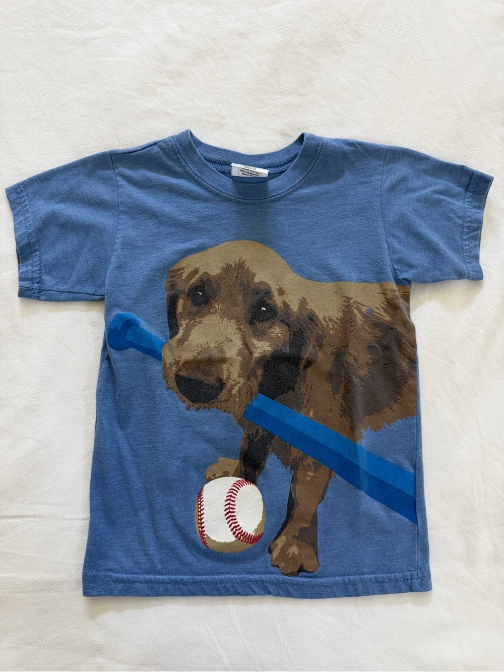 Kids Blue Dog Graphic Tee
